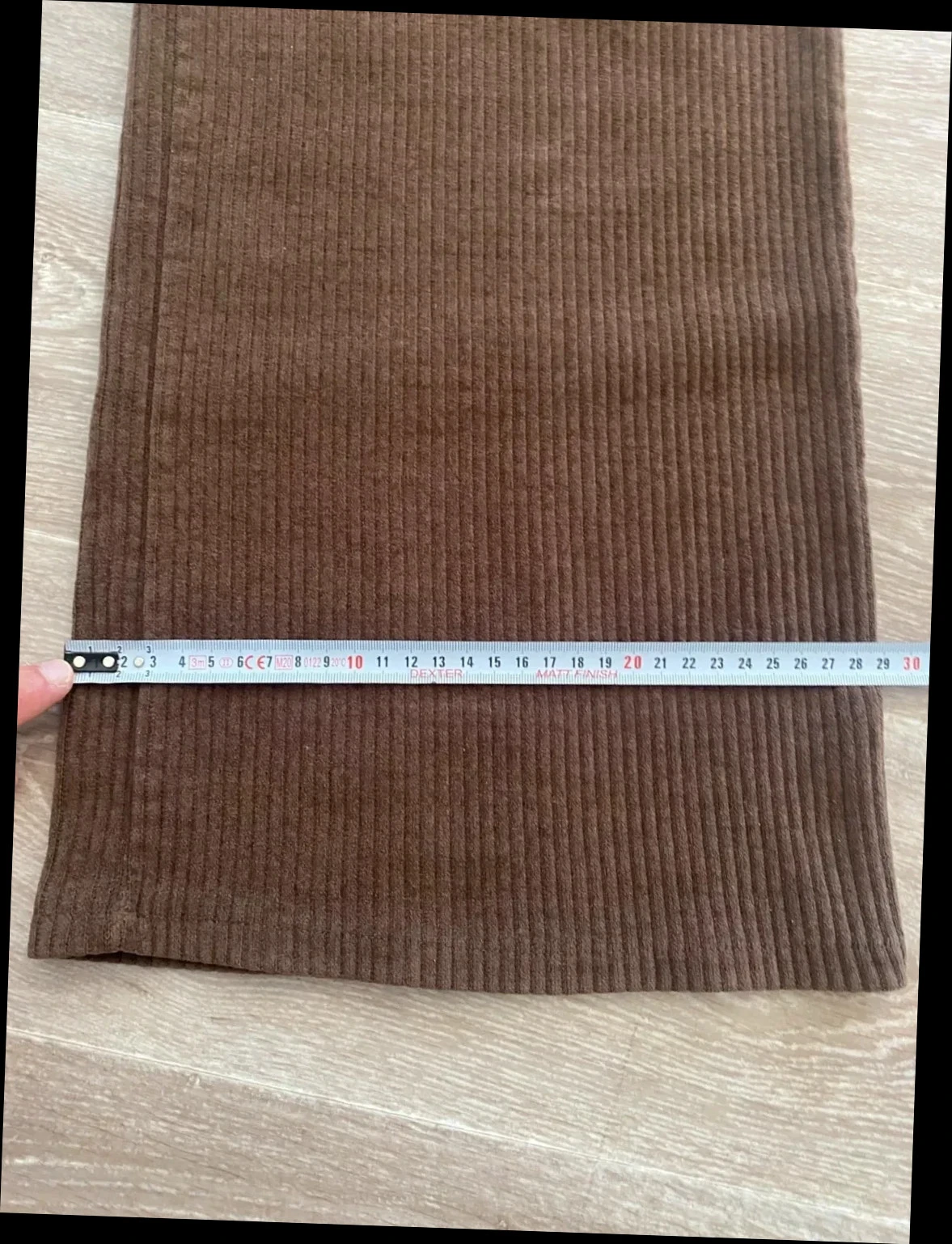 Bruine wijde broek voor dames maat 38 – photo 5